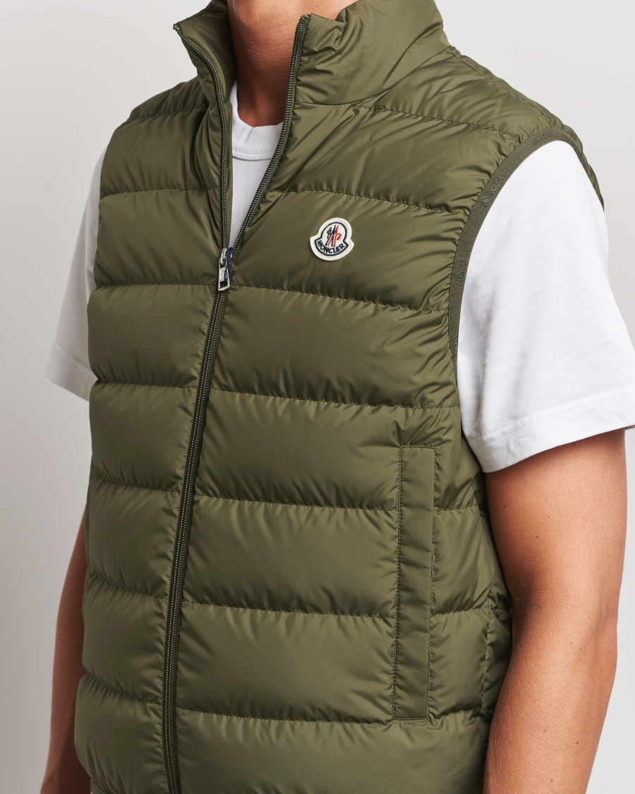 Herre | Jakker | Moncler | Contrin Down Vest Military