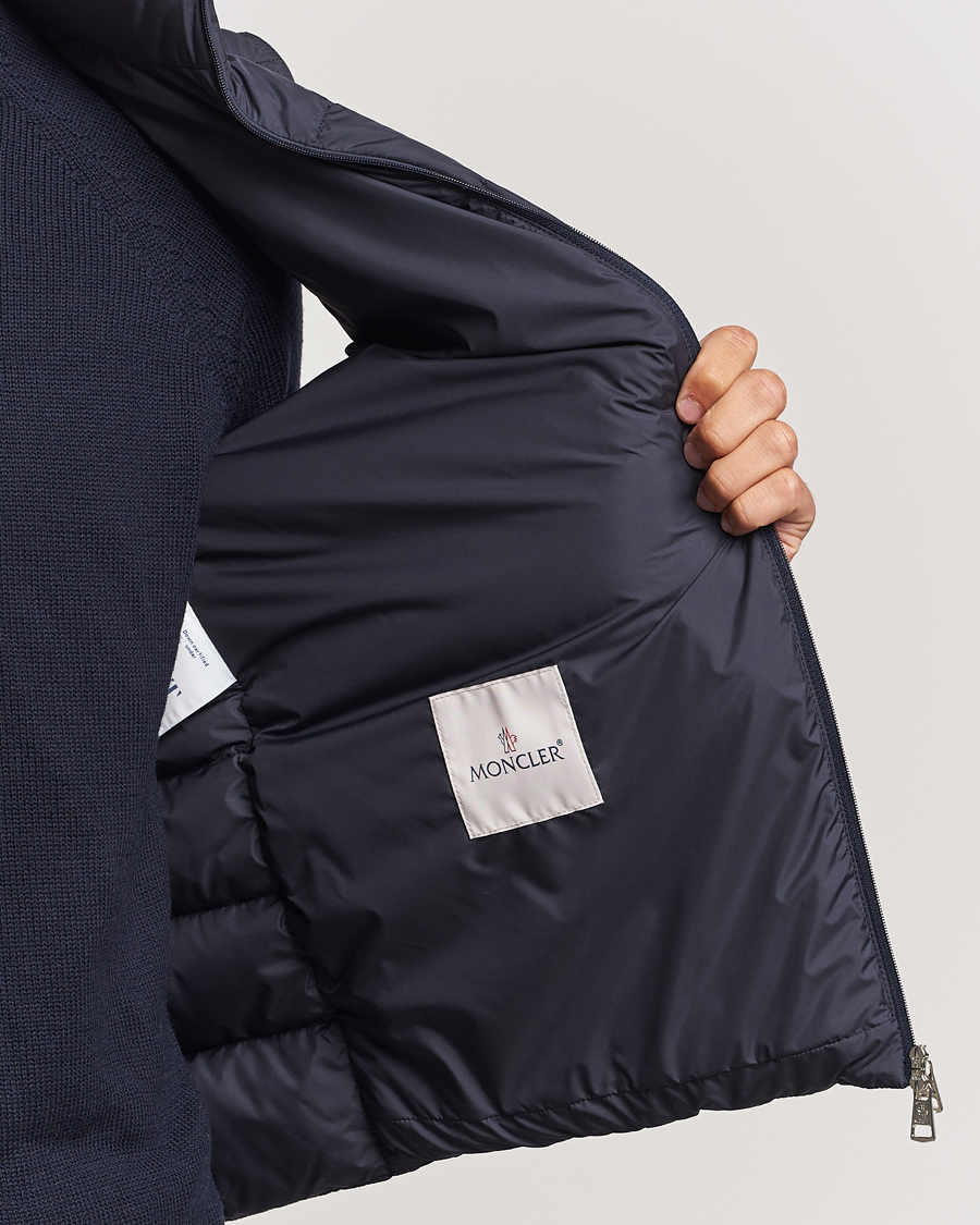 Herre | Jakker | Moncler | Treompan Down Vest Navy
