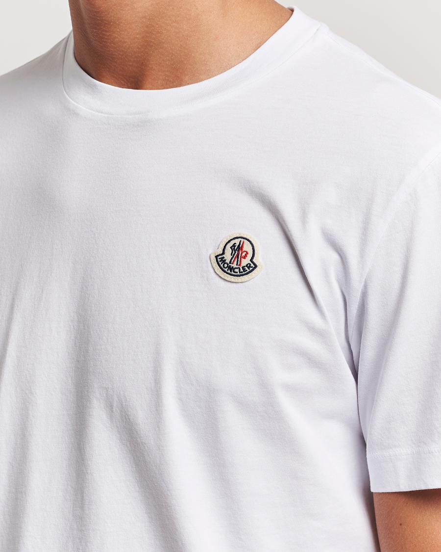 Herre | T-Shirts | Moncler | 3-Pack Logo T-Shirt White/Grey/Black
