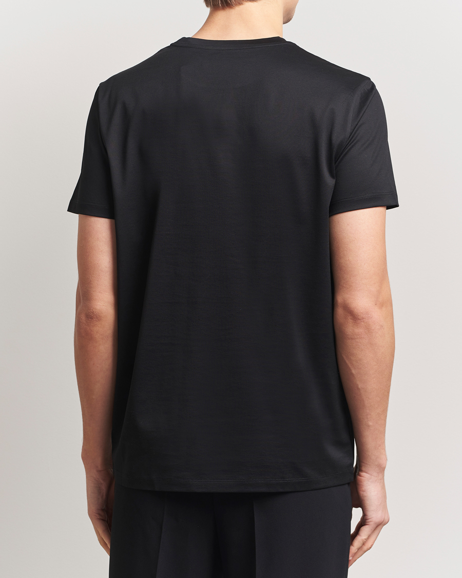 Herre | T-Shirts | Moncler | Double Logo T-Shirt Black