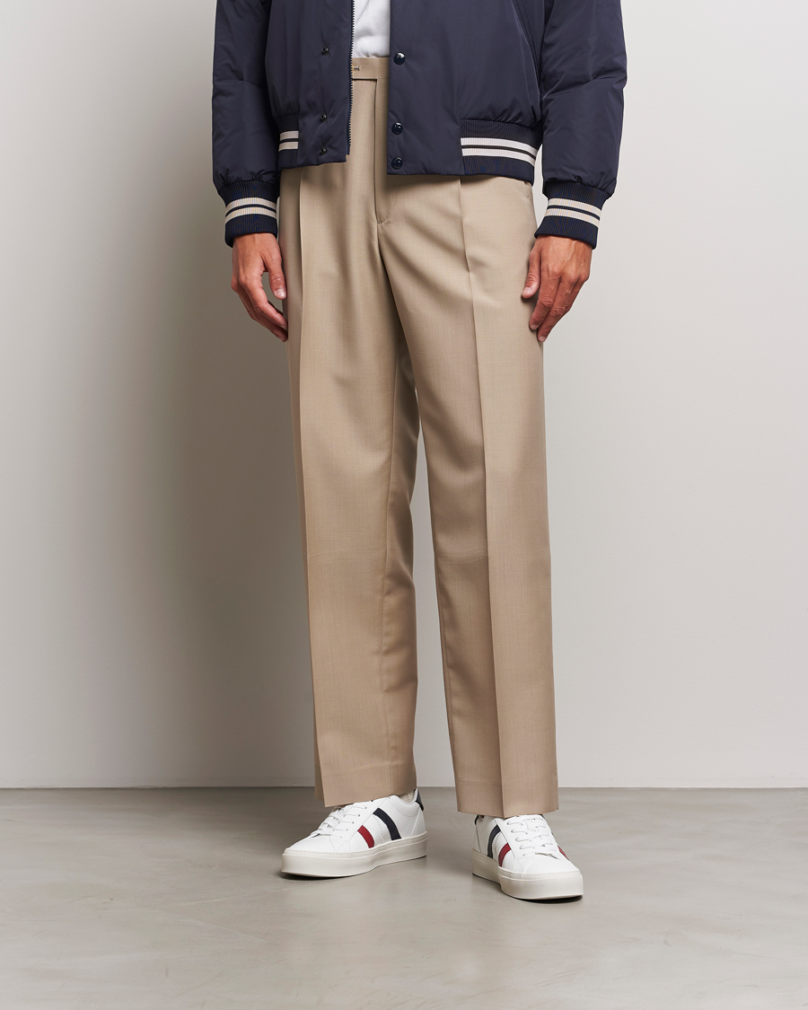 Herre | Moncler Monaco Sneakers White | Moncler | Monaco Sneakers White