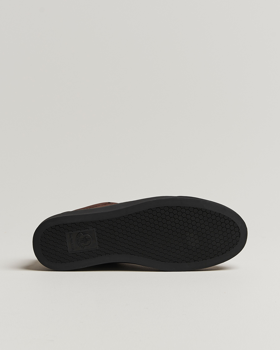 Herre | Moncler Monclub Sneakers Brown Suede | Moncler | Monclub Sneakers Brown Suede