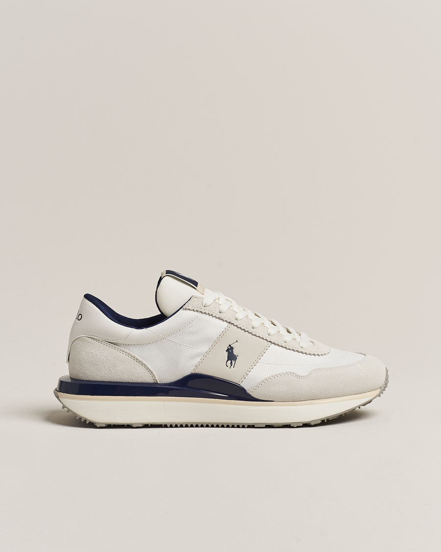 Herre | Polo Ralph Lauren Train 89 PP Sneaker Deckwash White/Newport Navy | Polo Ralph Lauren | Train 89 PP Sneaker Deckwash White/Newport Navy