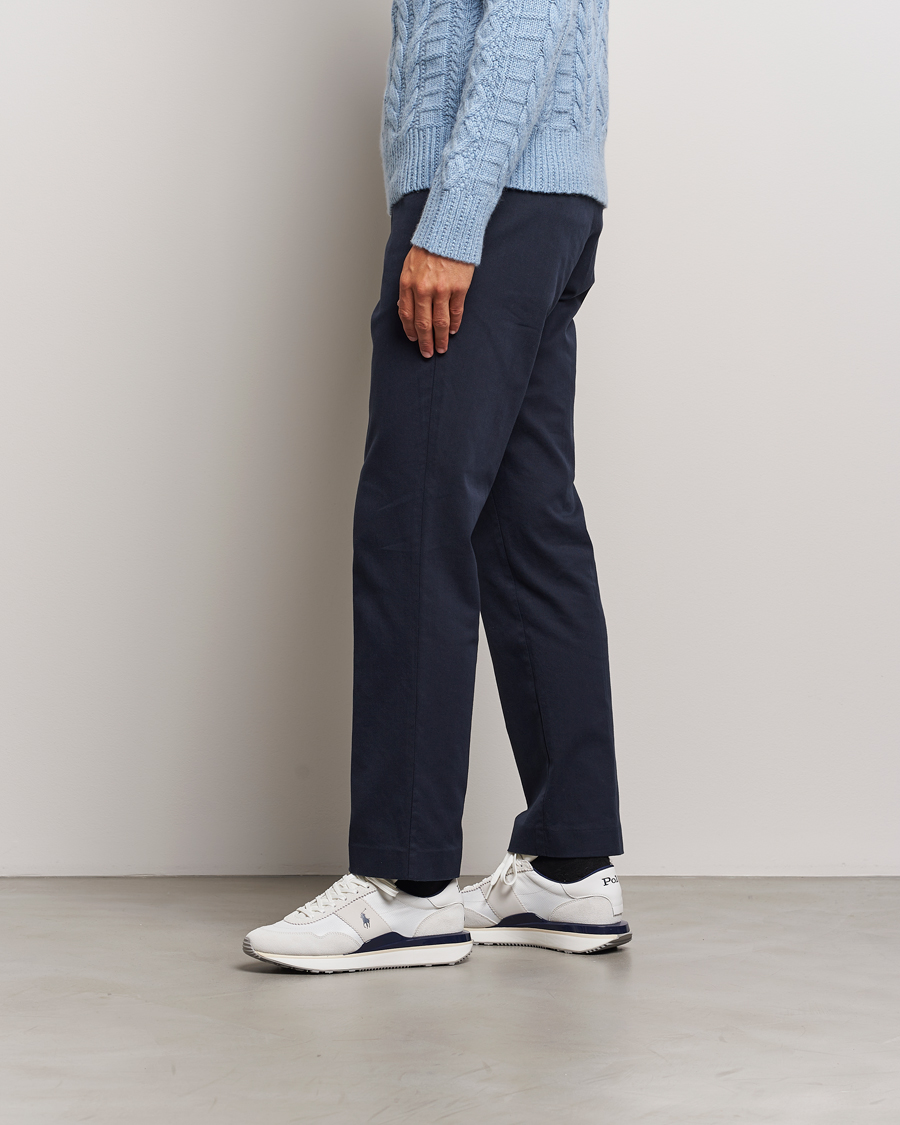 Herre | Polo Ralph Lauren Train 89 PP Sneaker Deckwash White/Newport Navy | Polo Ralph Lauren | Train 89 PP Sneaker Deckwash White/Newport Navy