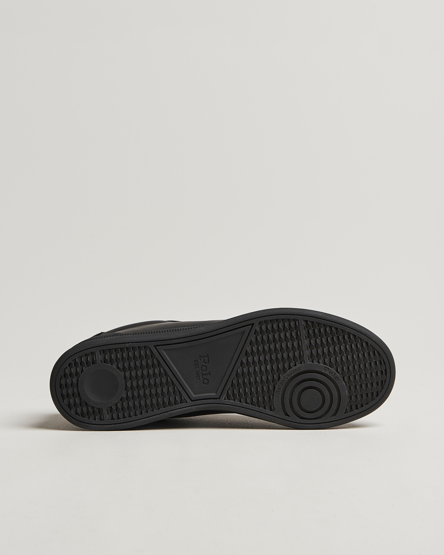Herre | Polo Ralph Lauren Heritage Court II High Sneaker Black/Red | Polo Ralph Lauren | Heritage Court II High Sneaker Black/Red