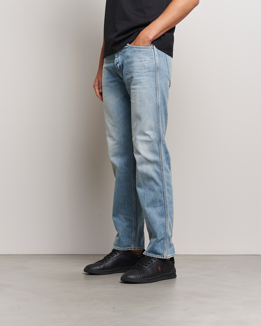 Herre | Polo Ralph Lauren Heritage Court II High Sneaker Black/Red | Polo Ralph Lauren | Heritage Court II High Sneaker Black/Red