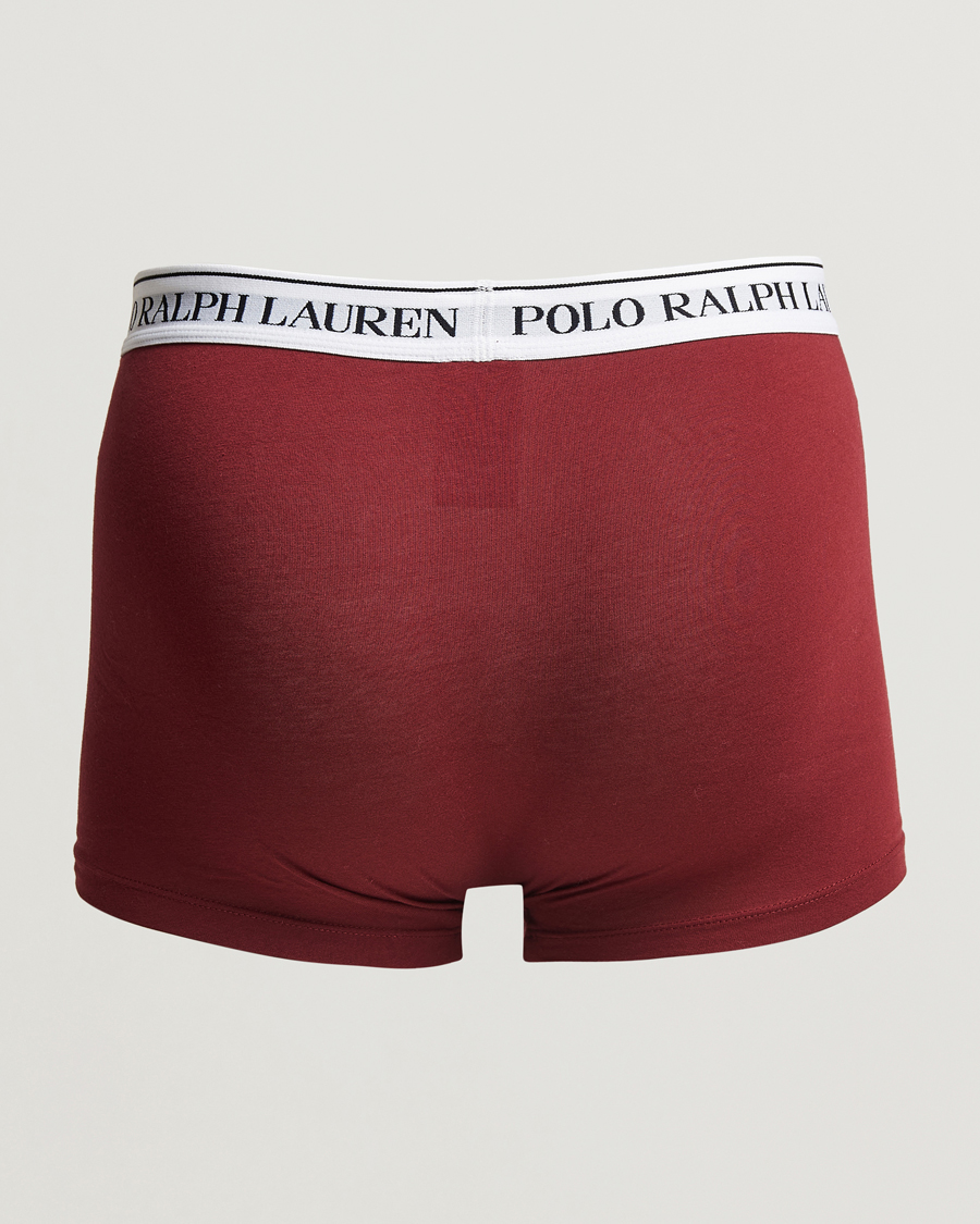 Herre | Undertøj | Polo Ralph Lauren | 3-Pack Trunk Ruby/Wine Heather/Red Carpet