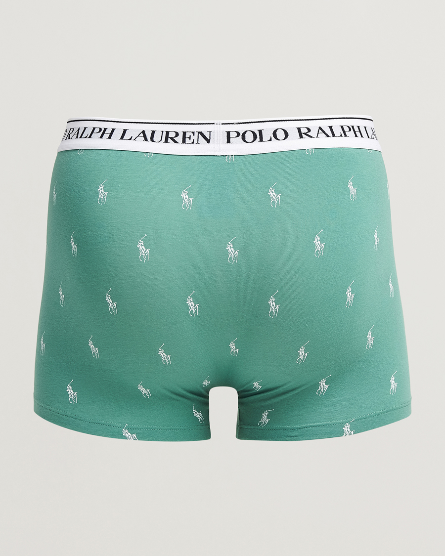 Herre | Undertøj | Polo Ralph Lauren | 3-Pack Trunk Fairway Green/Moss/Black