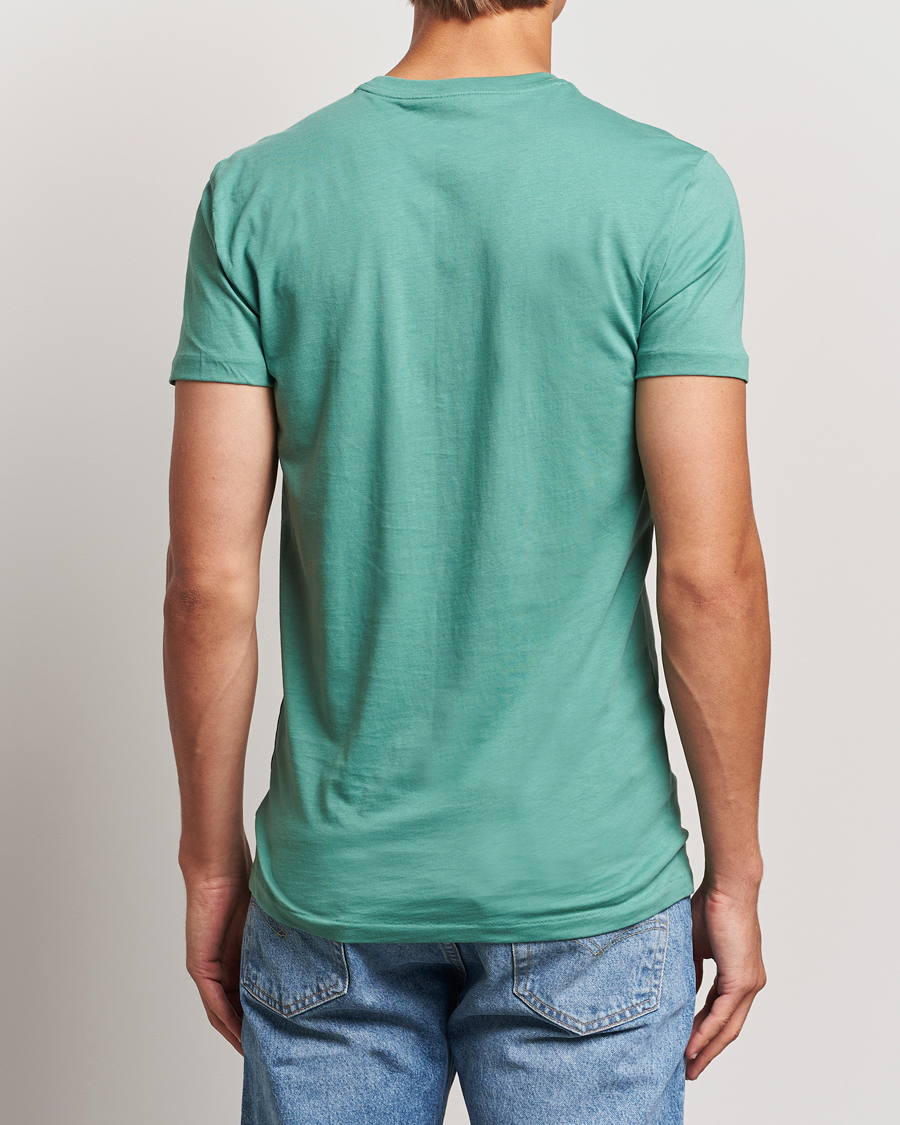 Herre | T-Shirts | Polo Ralph Lauren | 3-Pack Crew Neck T-Shirt Fairway Green/White/Damson Red