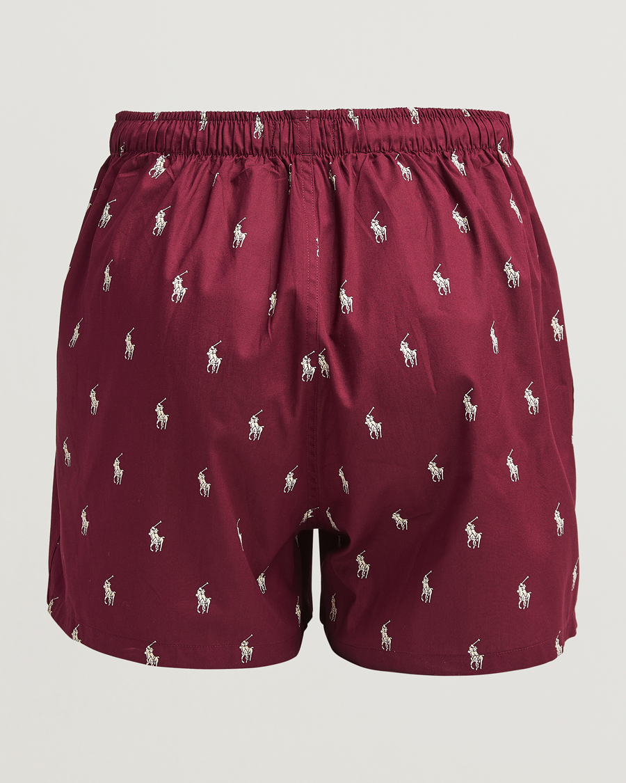 Herre | Undertøj | Polo Ralph Lauren | 3-Pack Woven Boxer Plaid/Navy/Red PP