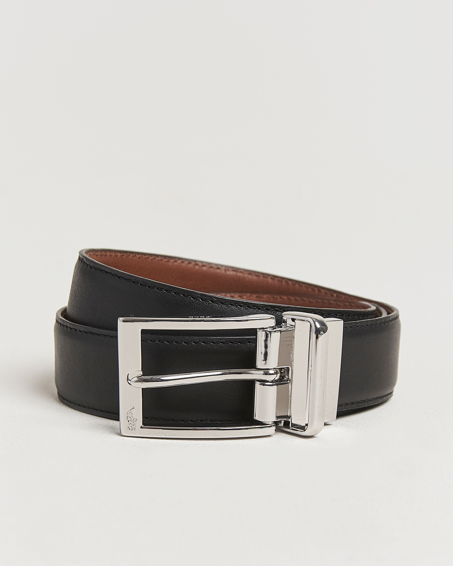 Herre | Polo Ralph Lauren Reversible Leather Belt Black/Brown | Polo Ralph Lauren | Reversible Leather Belt Black/Brown