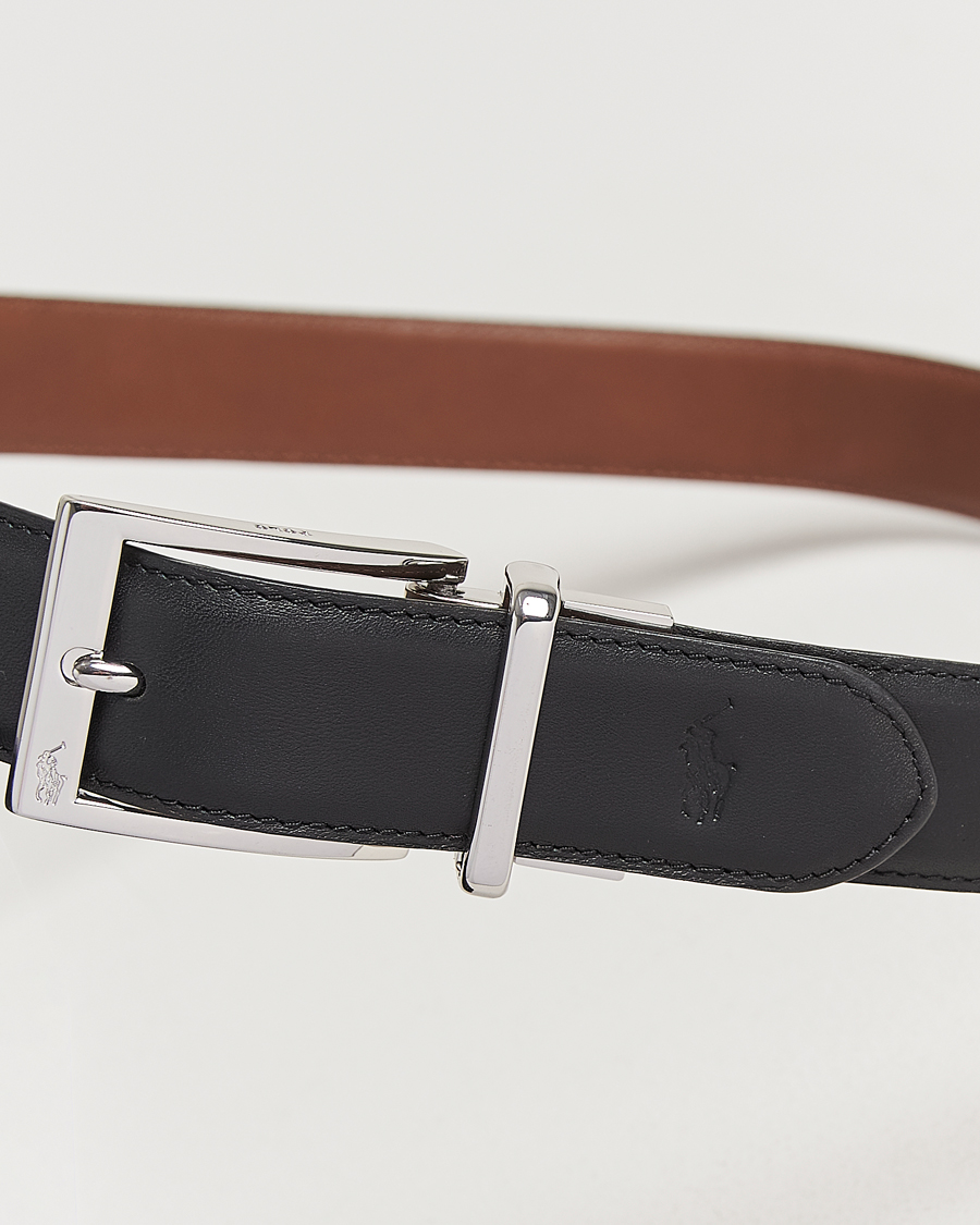 Herre | Polo Ralph Lauren Reversible Leather Belt Black/Brown | Polo Ralph Lauren | Reversible Leather Belt Black/Brown