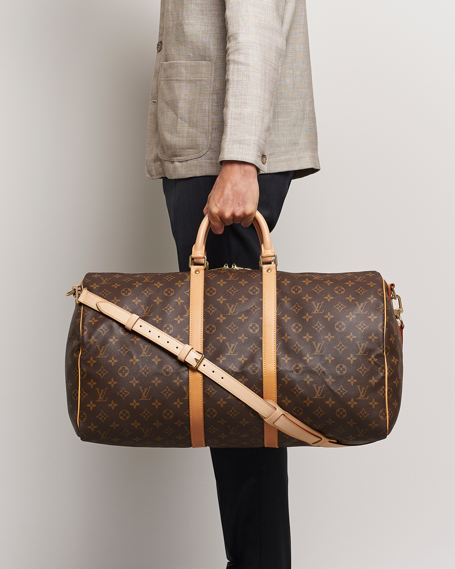 Herre | Pre-Owned & Vintage Bags | Louis Vuitton Pre-Owned | Keepall Bandoulière 55 Monogram 