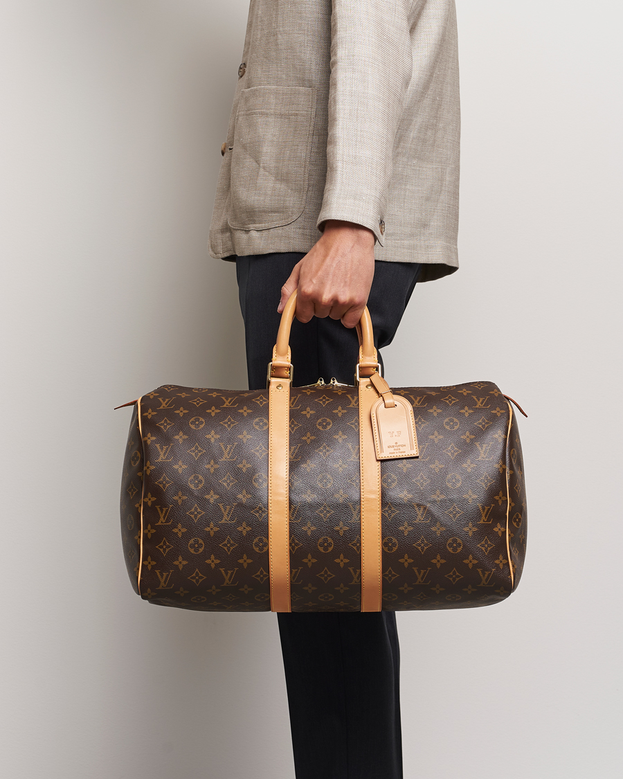 Herre | Pre-Owned & Vintage Bags | Louis Vuitton Pre-Owned | Keepall 45 Bag Monogram 