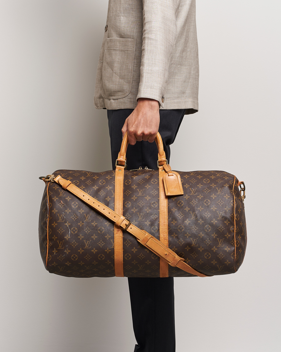 Herre | Louis Vuitton Pre-Owned Keepall Bandoulière 55 Monogram  | Louis Vuitton Pre-Owned | Keepall Bandoulière 55 Monogram 