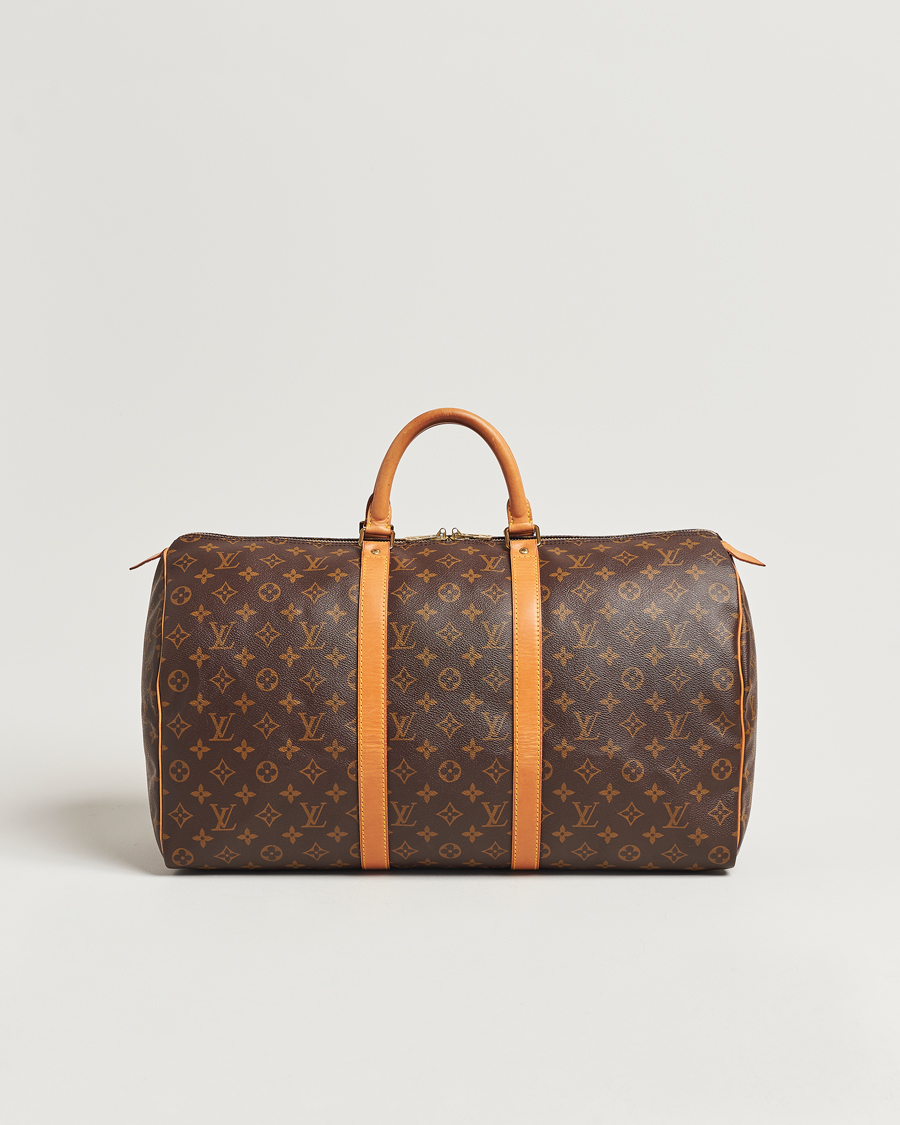Herre | Louis Vuitton Pre-Owned Keepall 50 Bag Monogram | Louis Vuitton Pre-Owned | Keepall 50 Bag Monogram