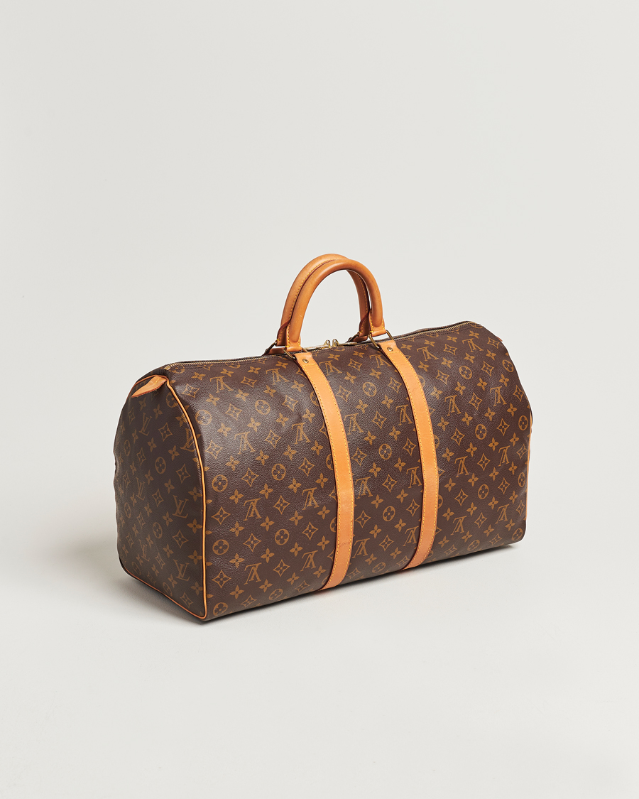 Herre | Louis Vuitton Pre-Owned Keepall 50 Bag Monogram | Louis Vuitton Pre-Owned | Keepall 50 Bag Monogram