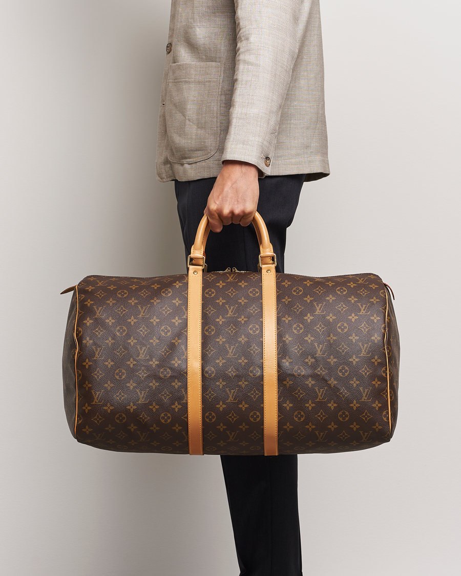 Herre | Pre-Owned & Vintage Bags | Louis Vuitton Pre-Owned | Keepall 55 Bag Monogram 