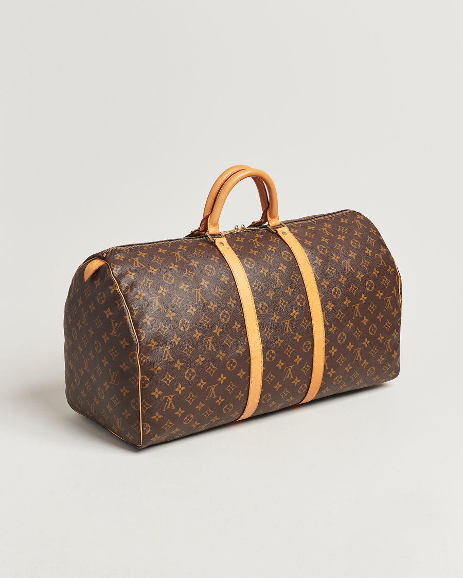 Herre | Louis Vuitton Pre-Owned Keepall 55 Bag Monogram | Louis Vuitton Pre-Owned | Keepall 55 Bag Monogram