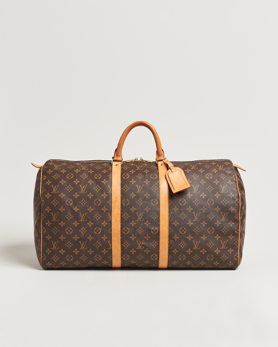 Herre | Louis Vuitton Pre-Owned Keepall 55 Bag Monogram | Louis Vuitton Pre-Owned | Keepall 55 Bag Monogram
