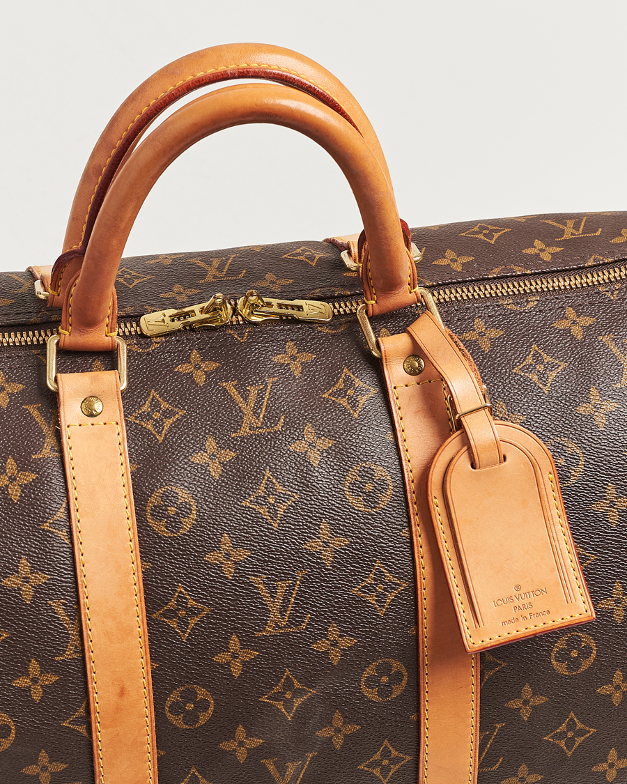 Herre | Louis Vuitton Pre-Owned Keepall 55 Bag Monogram | Louis Vuitton Pre-Owned | Keepall 55 Bag Monogram