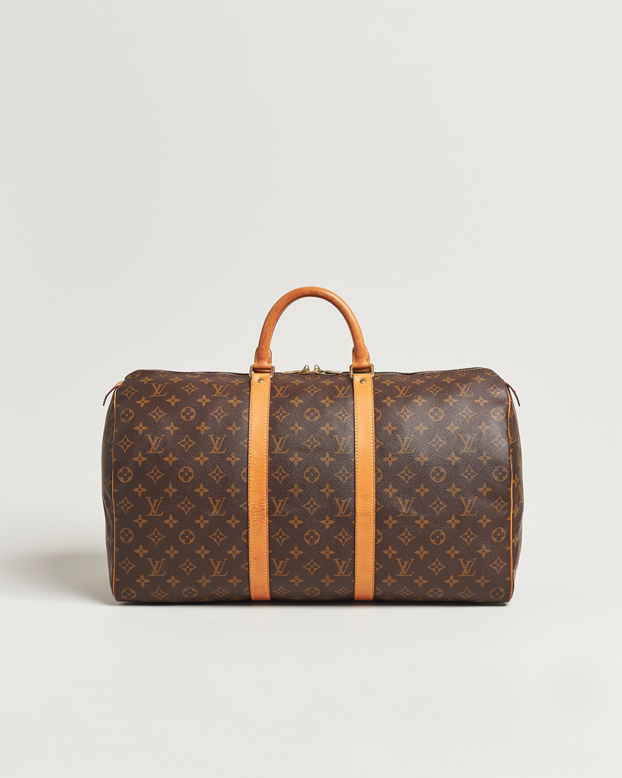 Herre | Louis Vuitton Pre-Owned Keepall 50 Bag Monogram | Louis Vuitton Pre-Owned | Keepall 50 Bag Monogram