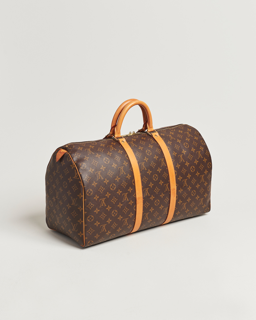 Herre | Louis Vuitton Pre-Owned Keepall 50 Bag Monogram | Louis Vuitton Pre-Owned | Keepall 50 Bag Monogram