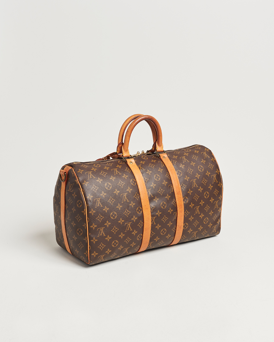 Herre | Pre-Owned & Vintage Bags | Louis Vuitton Pre-Owned | Keepall Bandoulière 45 Monogram 