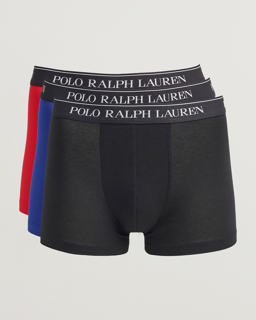 Herre | Undertøj | Polo Ralph Lauren | 3-Pack Trunk Blue/Red/Black