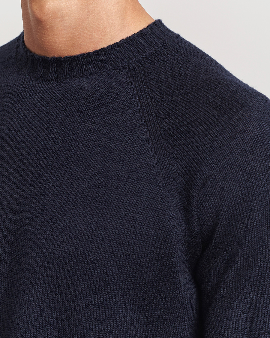 Herre | Trøjer | John Smedley | Denver Extra Fine Merino Crew Neck Midnight