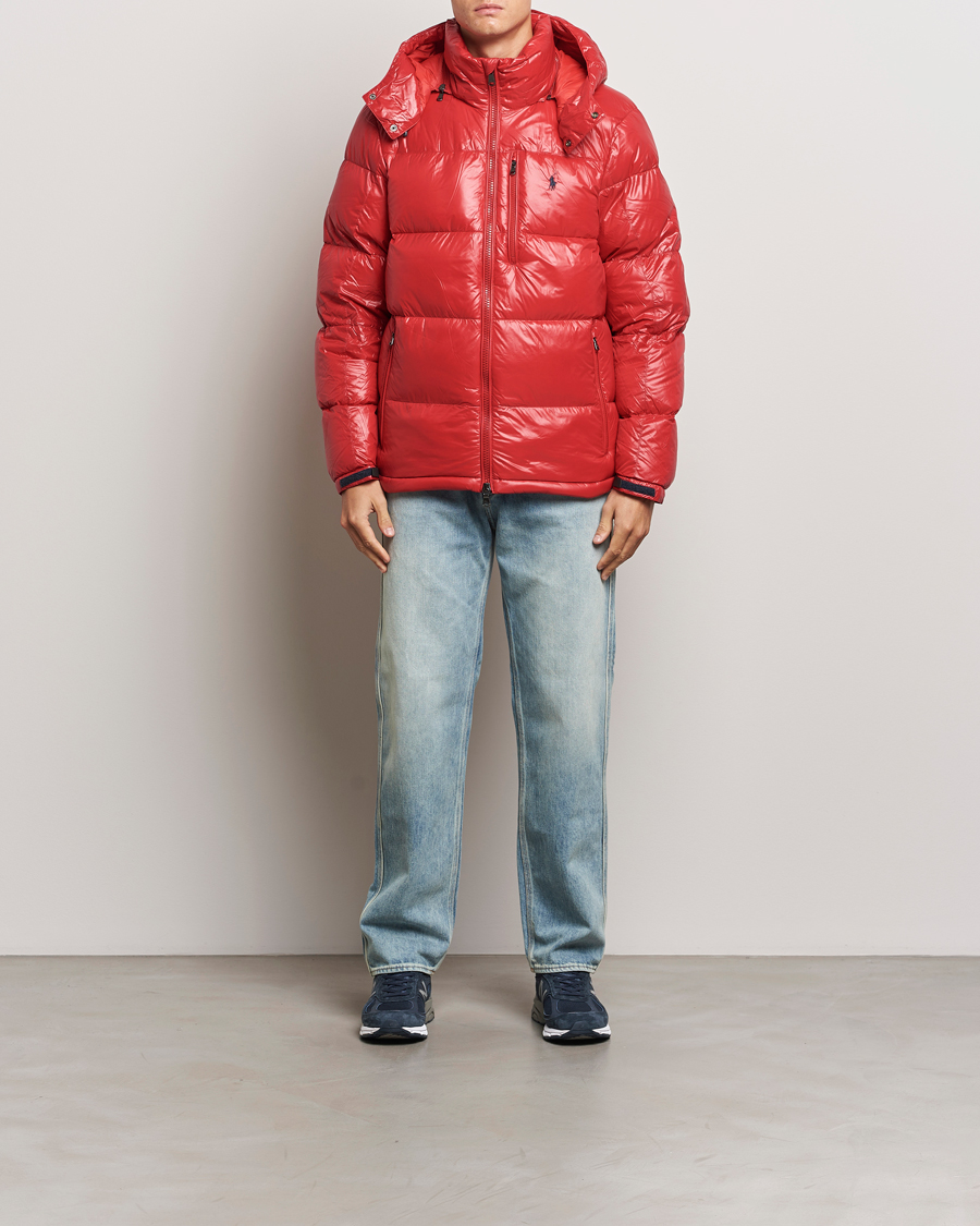 Herre | Jakker | Polo Ralph Lauren | El Cap High Gloss Down Jacket RL 2000 Red Glossy