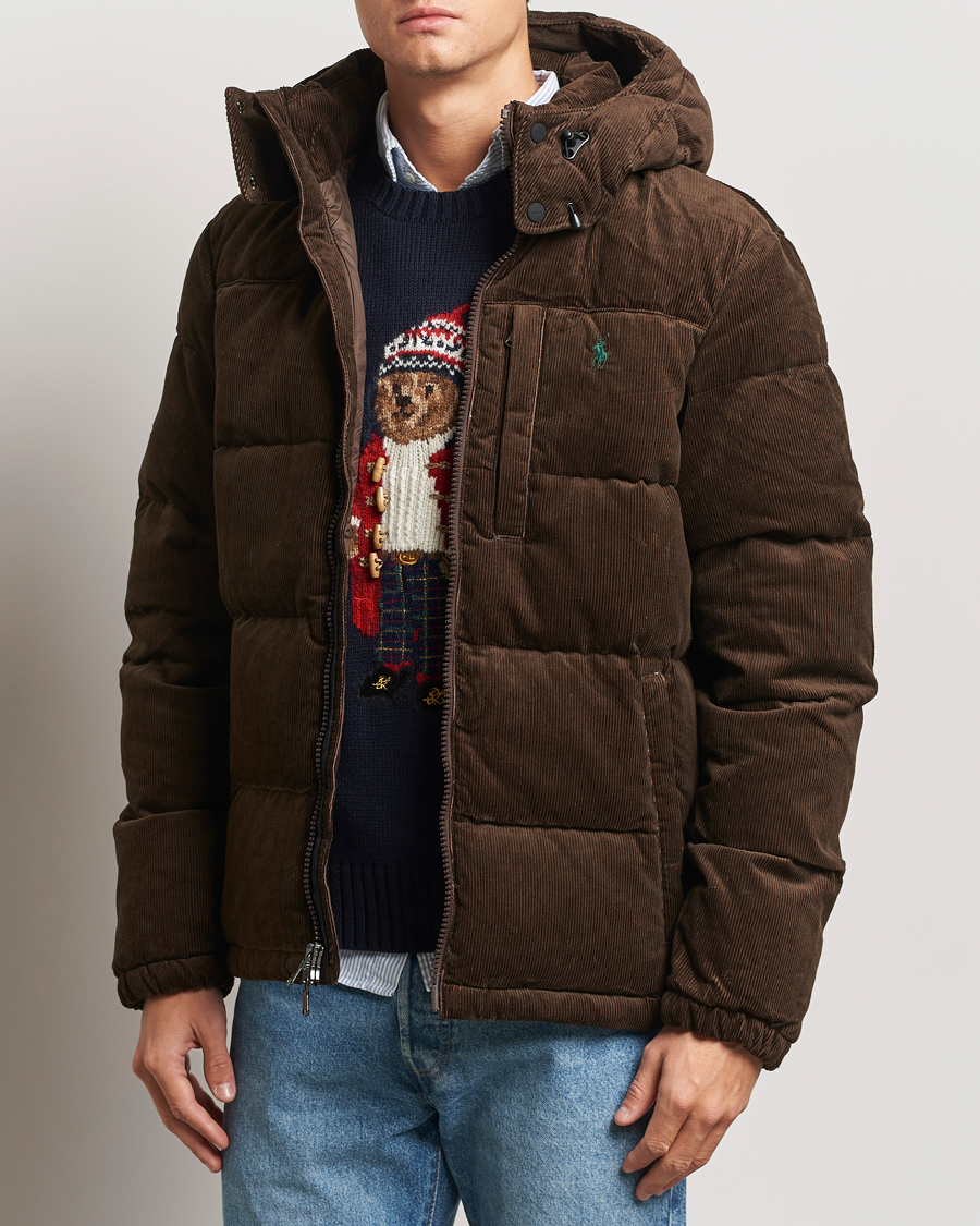 Herre | Jakker | Polo Ralph Lauren | El Cap Corduroy Down Jacket Dark Beech