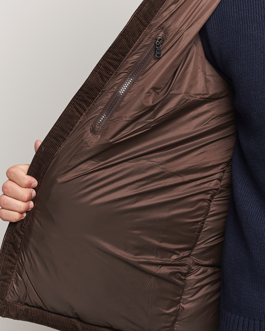 Herre | Jakker | Polo Ralph Lauren | El Cap Corduroy Down Jacket Dark Beech