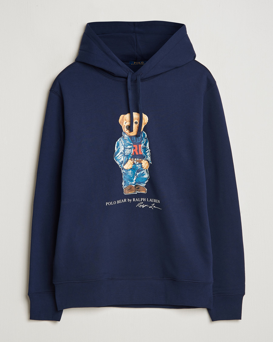 Herre | Trøjer | Polo Ralph Lauren | Pullover Hoodie Cruise Navy Denim Bear