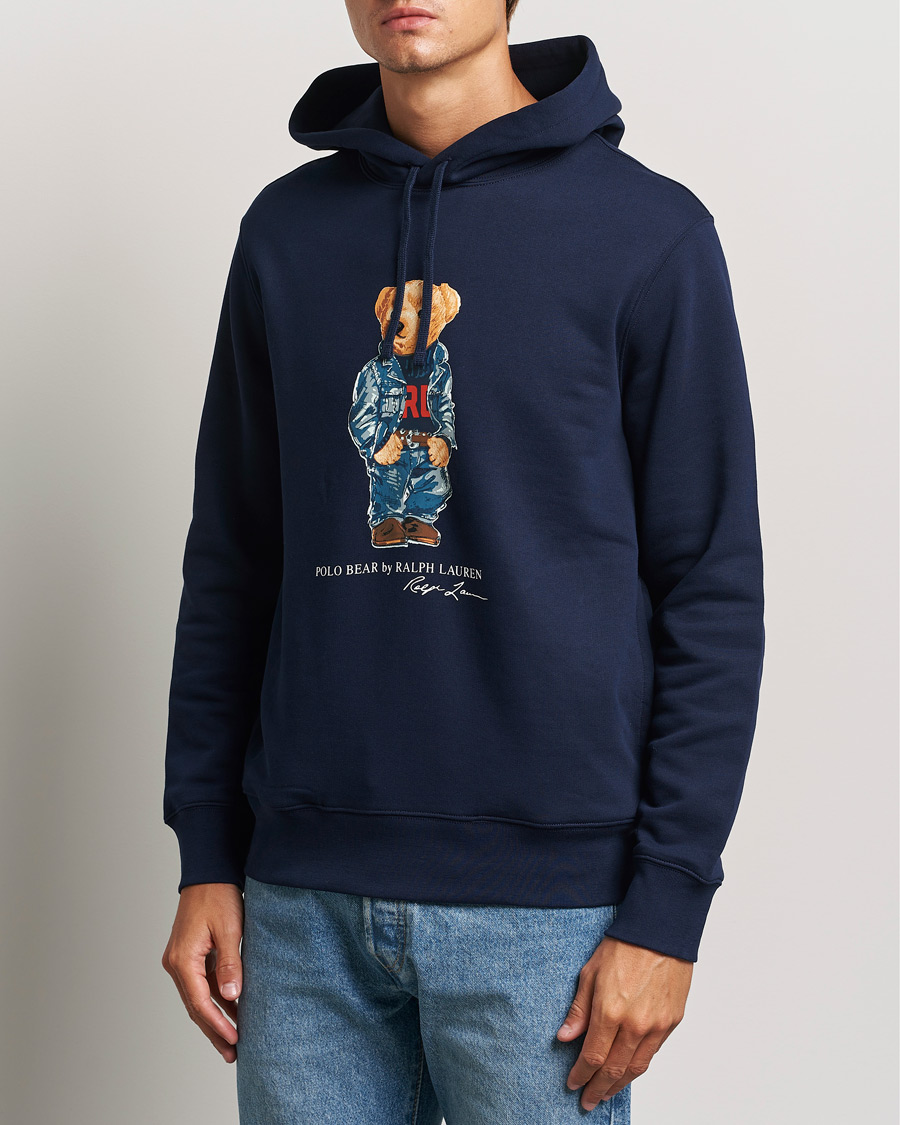 Herre | Trøjer | Polo Ralph Lauren | Pullover Hoodie Cruise Navy Denim Bear