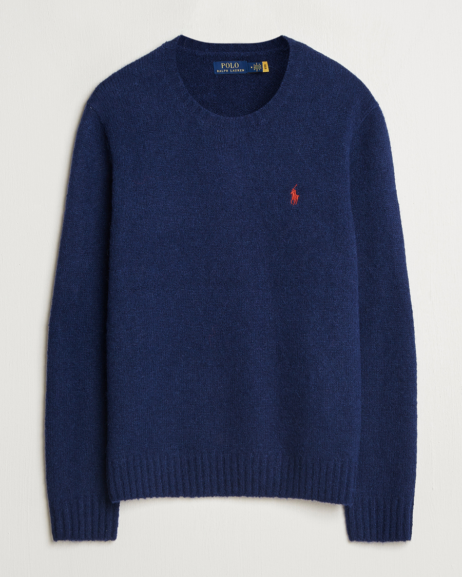 Herre | Trøjer | Polo Ralph Lauren | Alpaca Crew Neck Sweater Bright Navy