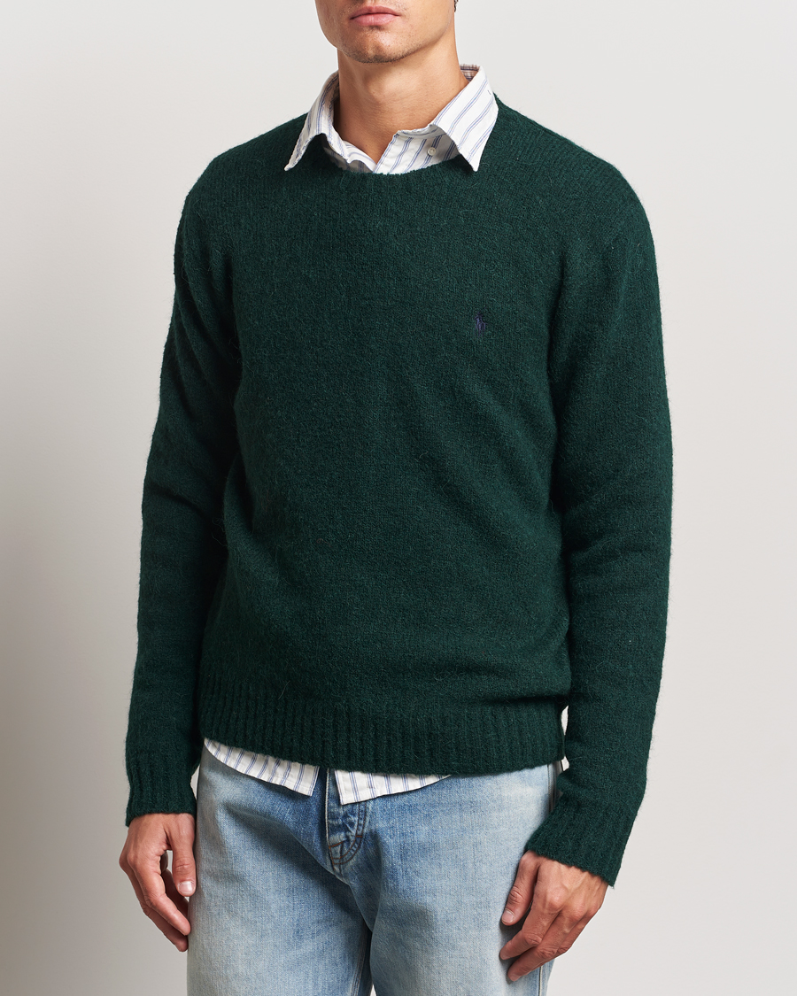 Herre | Trøjer | Polo Ralph Lauren | Alpaca Crew Neck Sweater Moss Agate