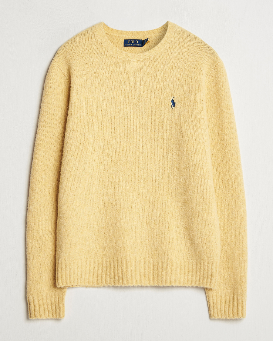 Herre | Trøjer | Polo Ralph Lauren | Alpaca Crew Neck Sweater Shetland Yellow