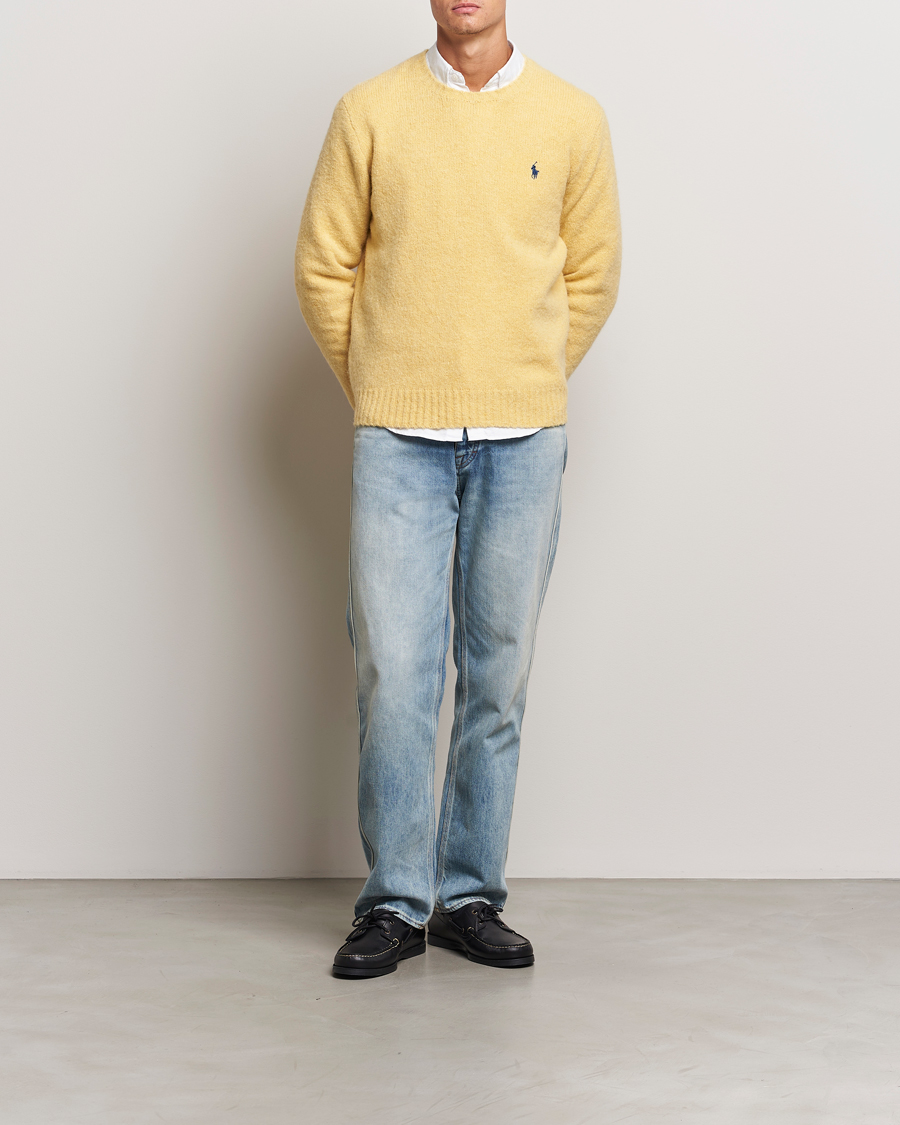 Herre | Trøjer | Polo Ralph Lauren | Alpaca Crew Neck Sweater Shetland Yellow