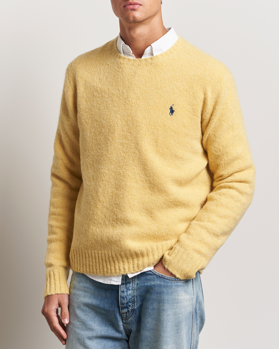 Herre | Trøjer | Polo Ralph Lauren | Alpaca Crew Neck Sweater Shetland Yellow