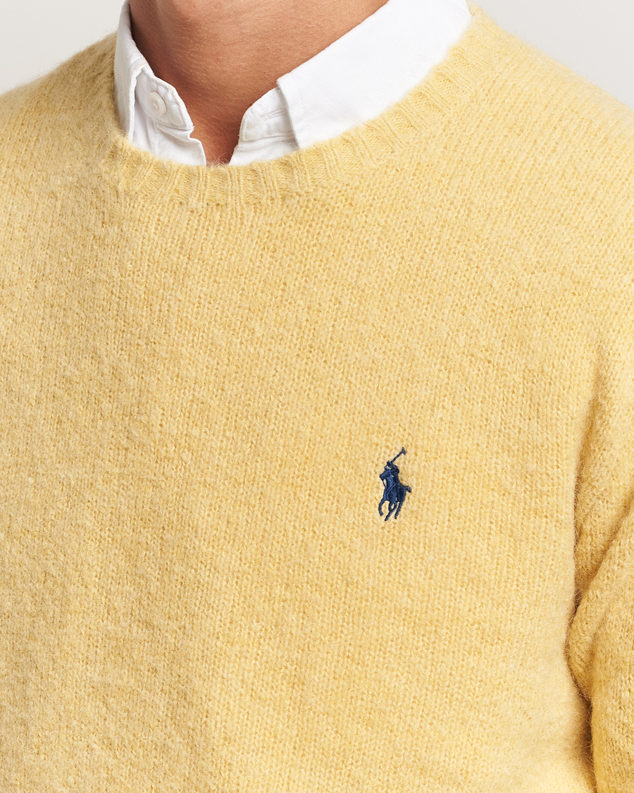 Herre | Trøjer | Polo Ralph Lauren | Alpaca Crew Neck Sweater Shetland Yellow