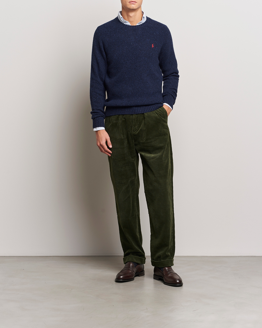 Herre | Trøjer | Polo Ralph Lauren | Donegal Sweater Ancient Navy