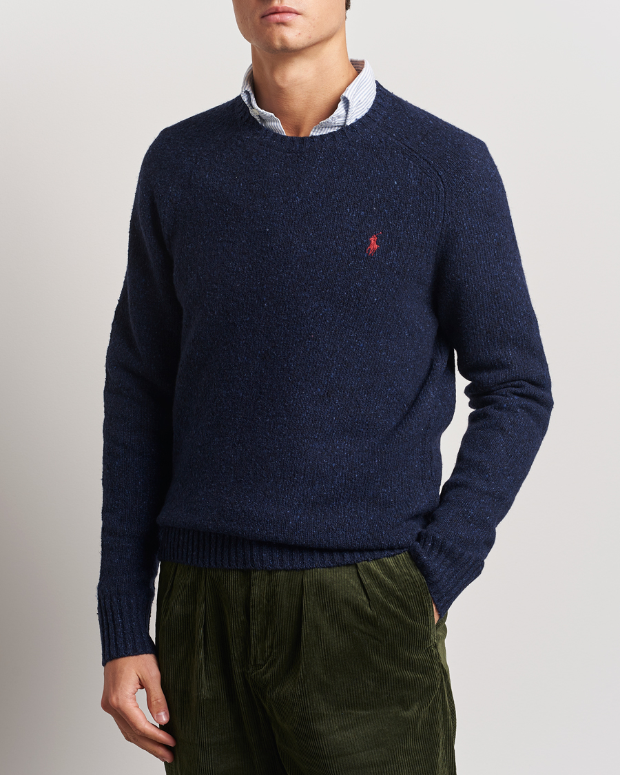 Herre | Trøjer | Polo Ralph Lauren | Donegal Sweater Ancient Navy