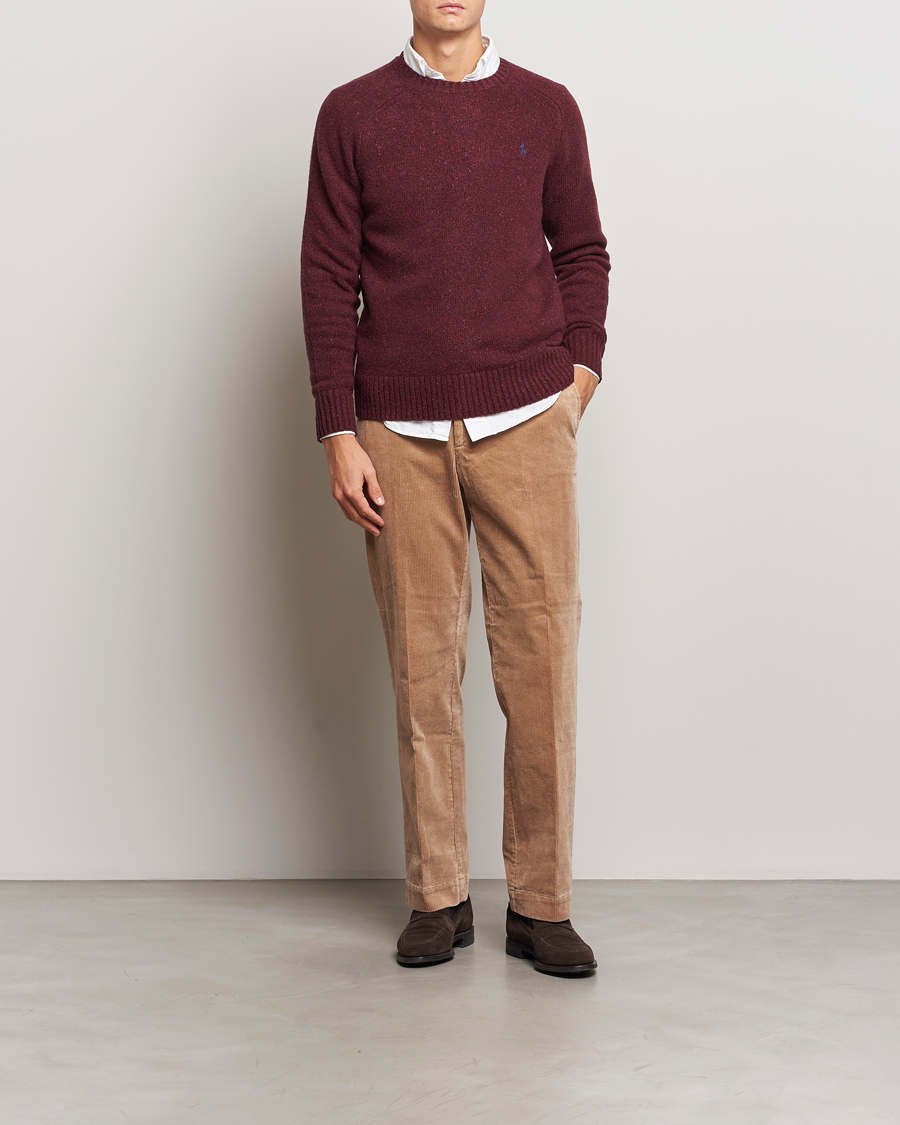 Herre | Trøjer | Polo Ralph Lauren | Donegal Sweater Aged Wine