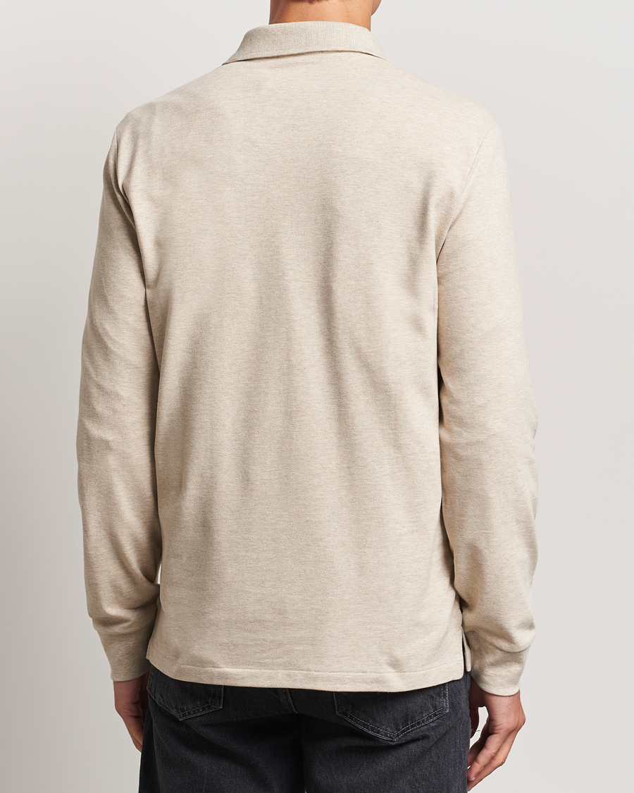 Herre | Trøjer | Polo Ralph Lauren | Custom Slim Fit Long Sleeve Polo Expedition Dune Heather