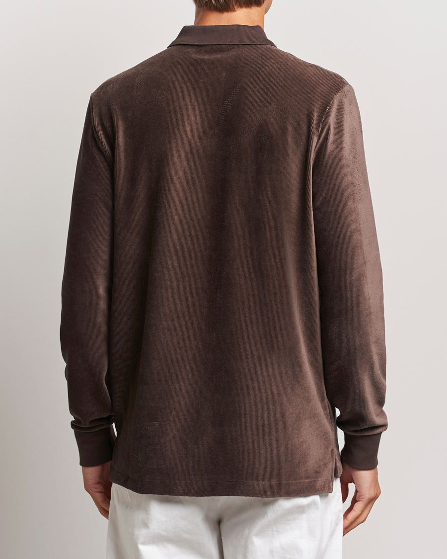 Herre | Trøjer | Polo Ralph Lauren | Corduroy Long Sleeve Polo Circuit Brown