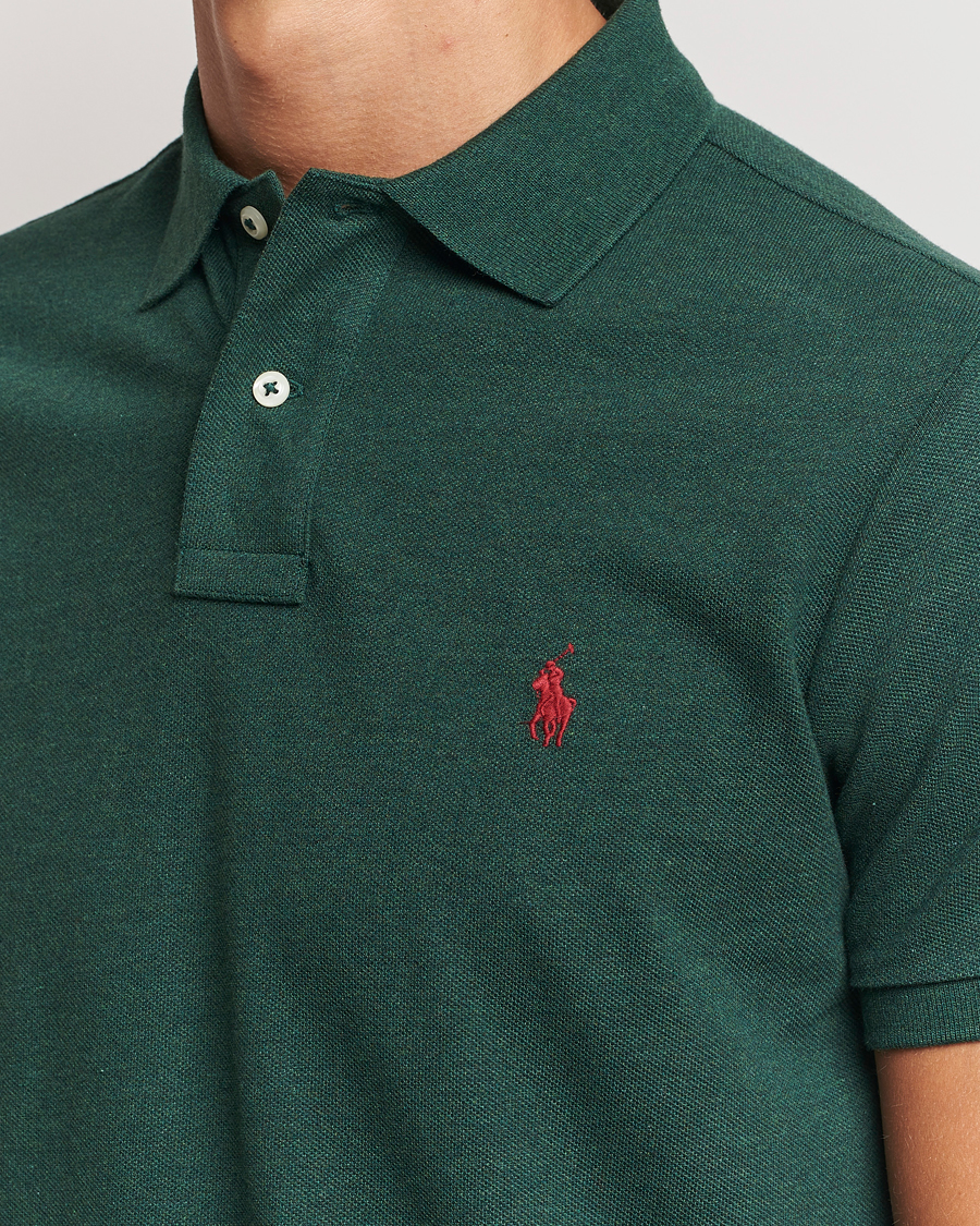 Herre | Polotrøjer | Polo Ralph Lauren | Custom Slim Fit Polo Scotch Pine Heather