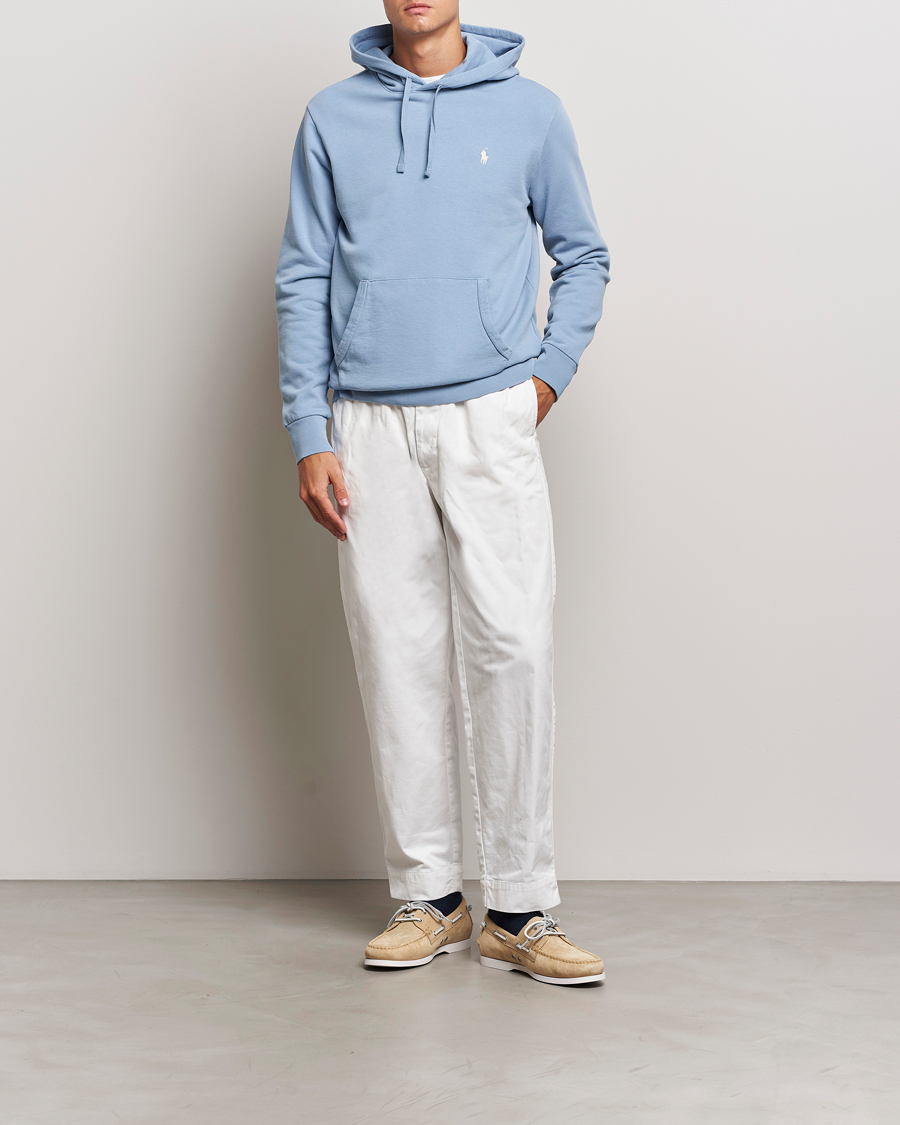 Herre | Trøjer | Polo Ralph Lauren | Loopback Terry Hoodie Channel Blue
