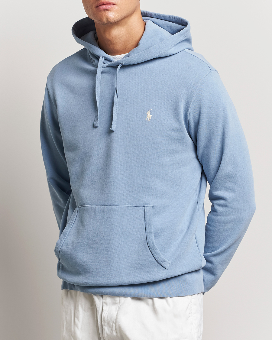 Herre | Trøjer | Polo Ralph Lauren | Loopback Terry Hoodie Channel Blue