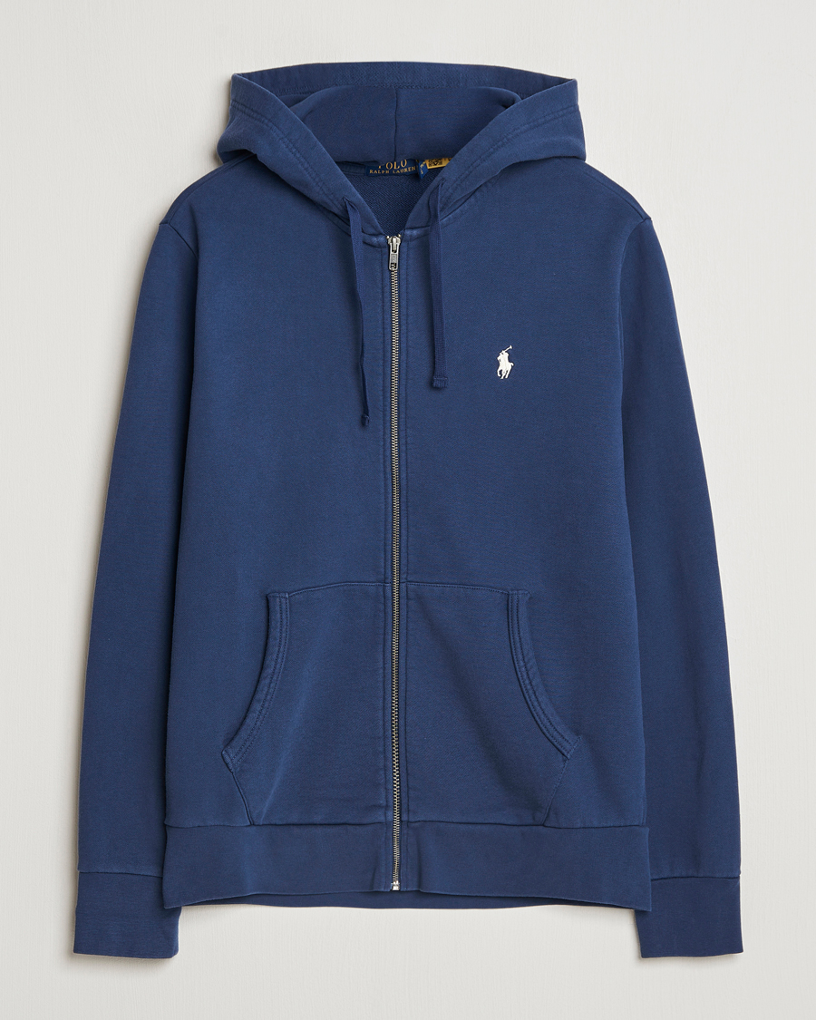 Herre | Trøjer | Polo Ralph Lauren | Loopback Terry Full-Zip Hoodie Cruise Navy